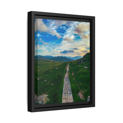 Torc Mountain Trail Matte Canvas, Framed (Multi-color)