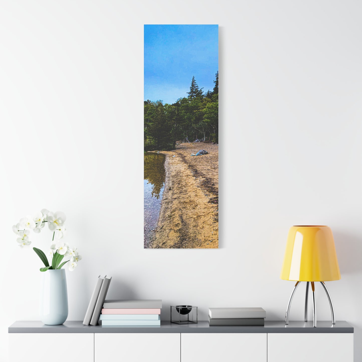 Muckross Lake Beach Matte Canvas, Stretched, 1.25"