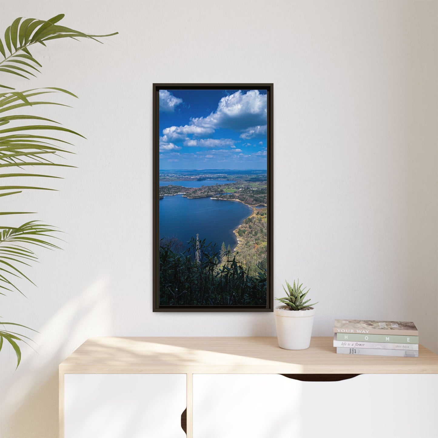Kuckross Lake Matte Canvas, Framed (Multi-color)