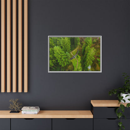 Glanageenty Forest Matte Canvas, Framed (Multi-color)