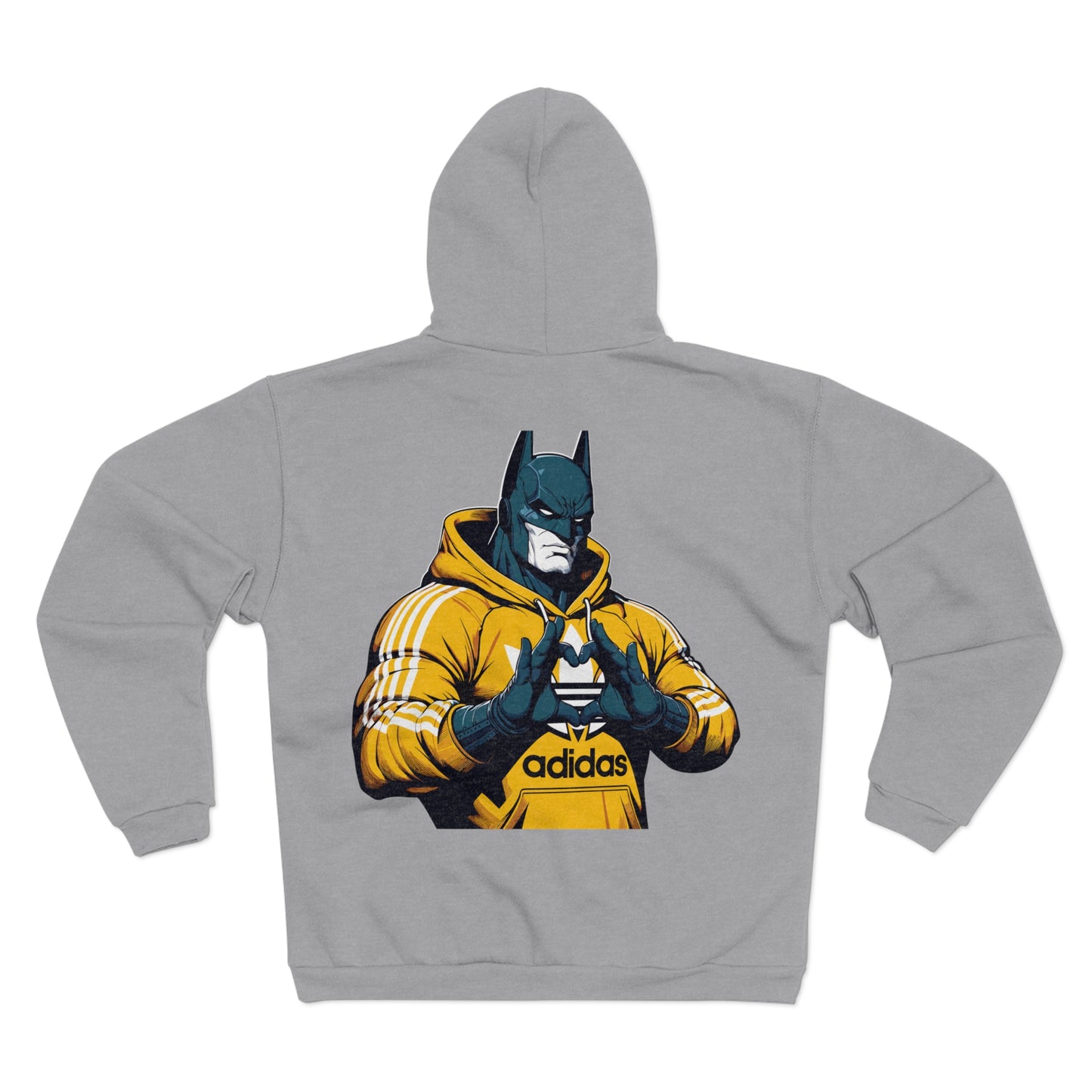 Super Hero Love Unisex Hooded Zip Sweatshirt