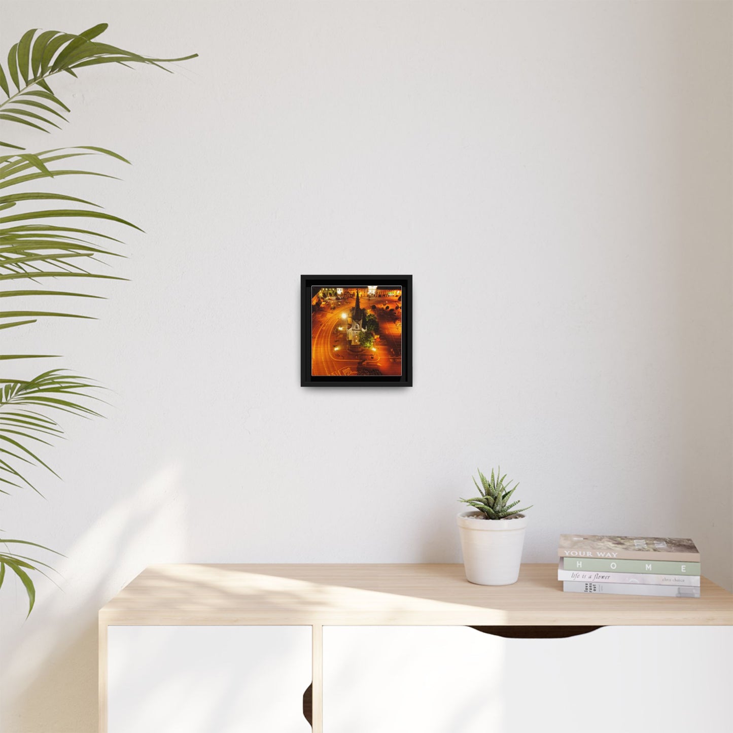 Listowel Church Matte Canvas, Framed (Multi-color)