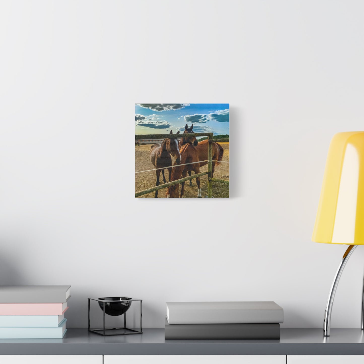 Horses Matte Canvas, Stretched, 1.25"