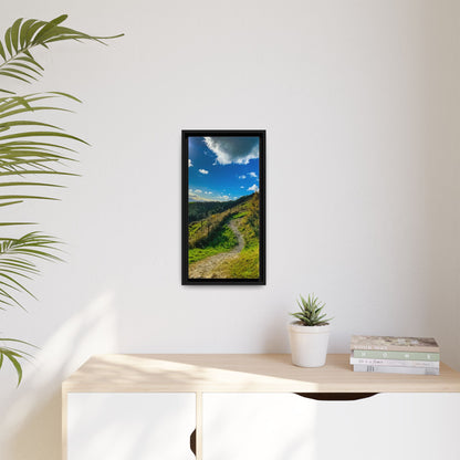 Glanageenty Forest Trail Matte Canvas, Framed (Multi-color)