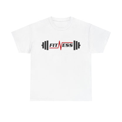 Fitness Heavy Cotton Tee – Gym Workout Shirt for Active Lifestyle
