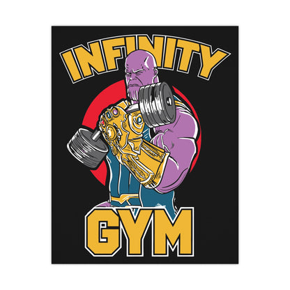 Infinity Gym Matte Poster - Motivational Fitness Wall Art