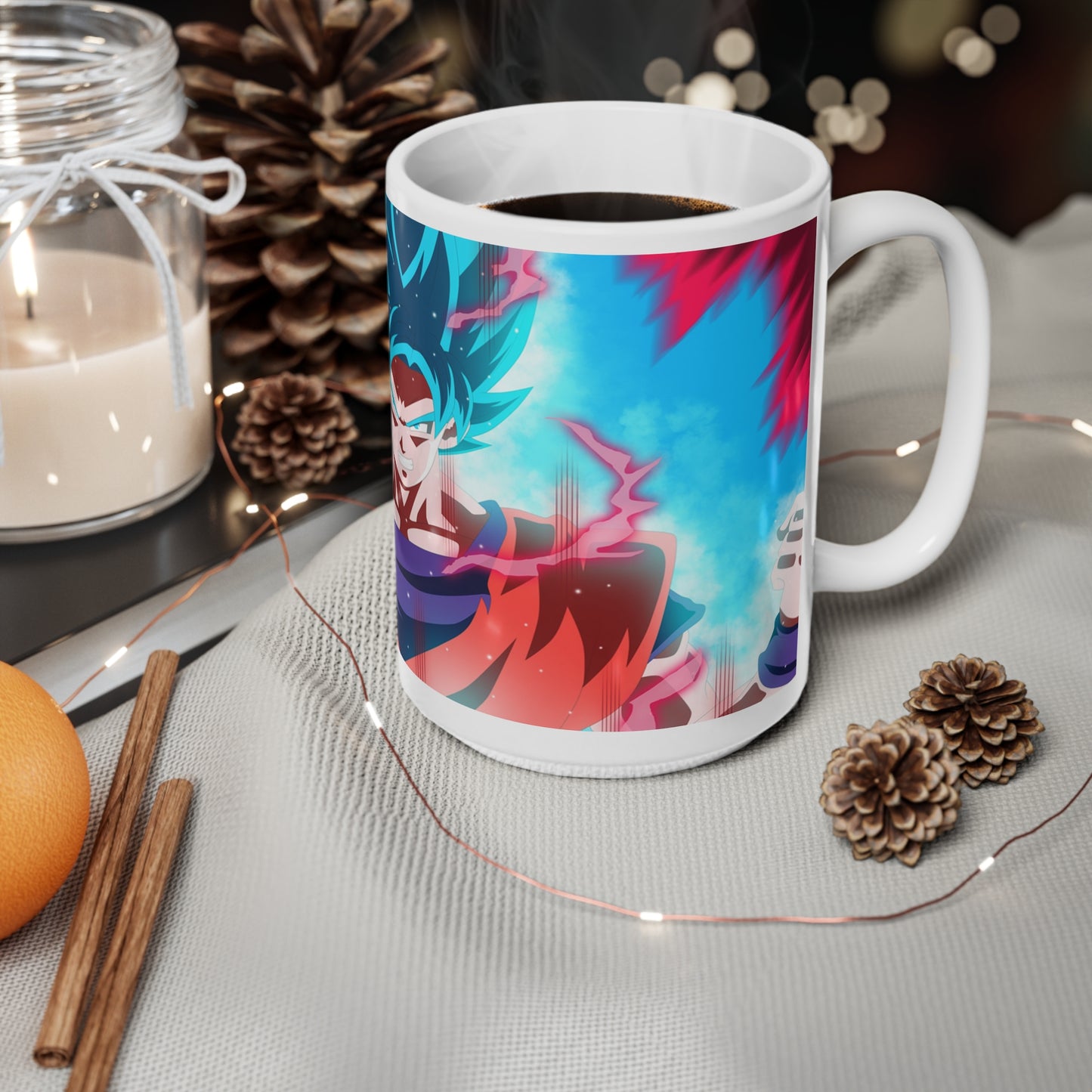 Anime-Inspired Ceramic Coffee Mug – 11oz & 15oz – Perfect for Fans