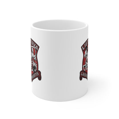 Lietuva "Laisve ir Mirtis" Ceramic Coffee Mugs - 11oz & 15oz Custom Cups