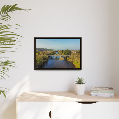 Listowel Bridge Matte Canvas, Framed (Multi-color)
