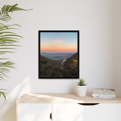 On The Way To Mount Brandon Matte Canvas, Framed (Multi-color)