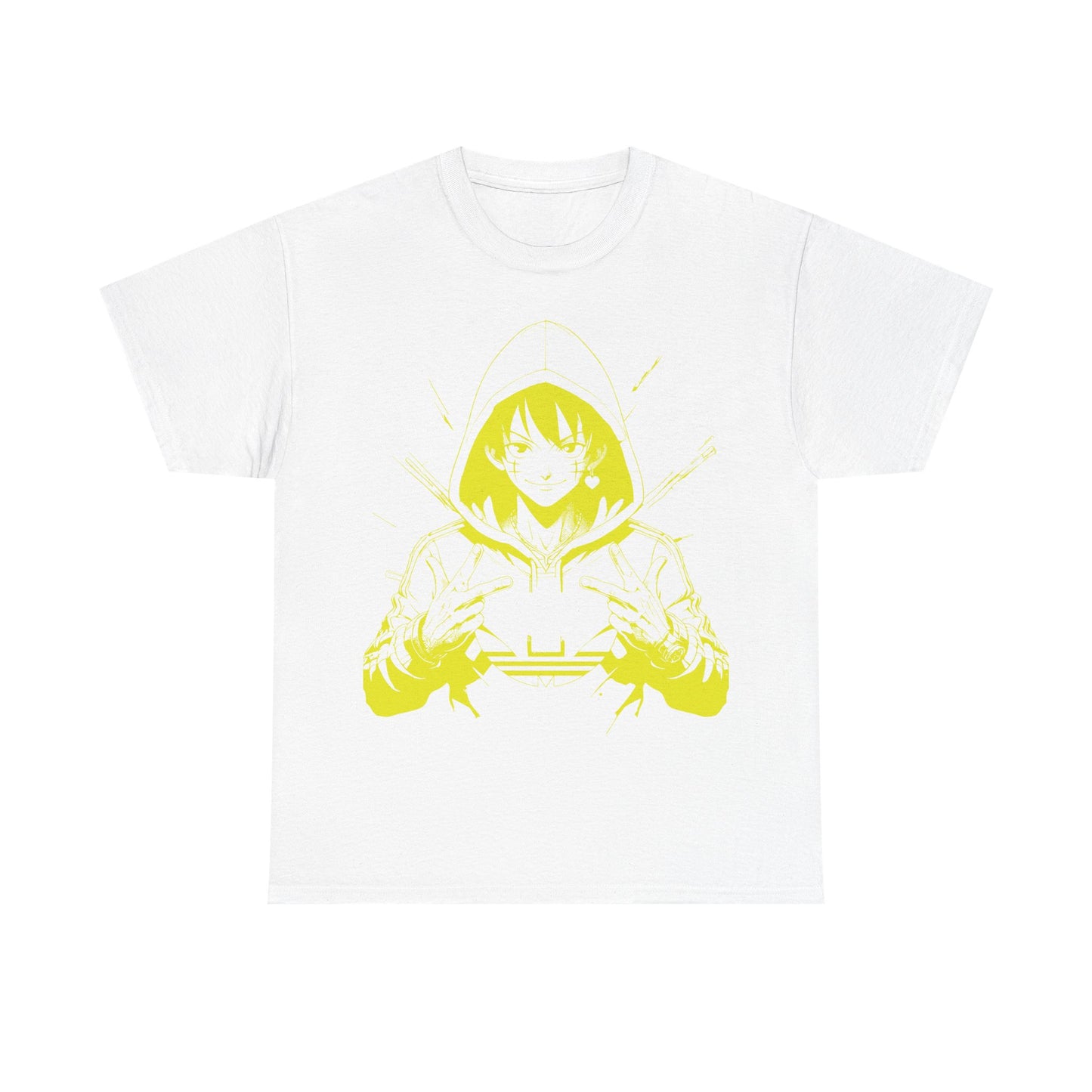 Calmness Unisex Heavy Cotton Tee Yellow