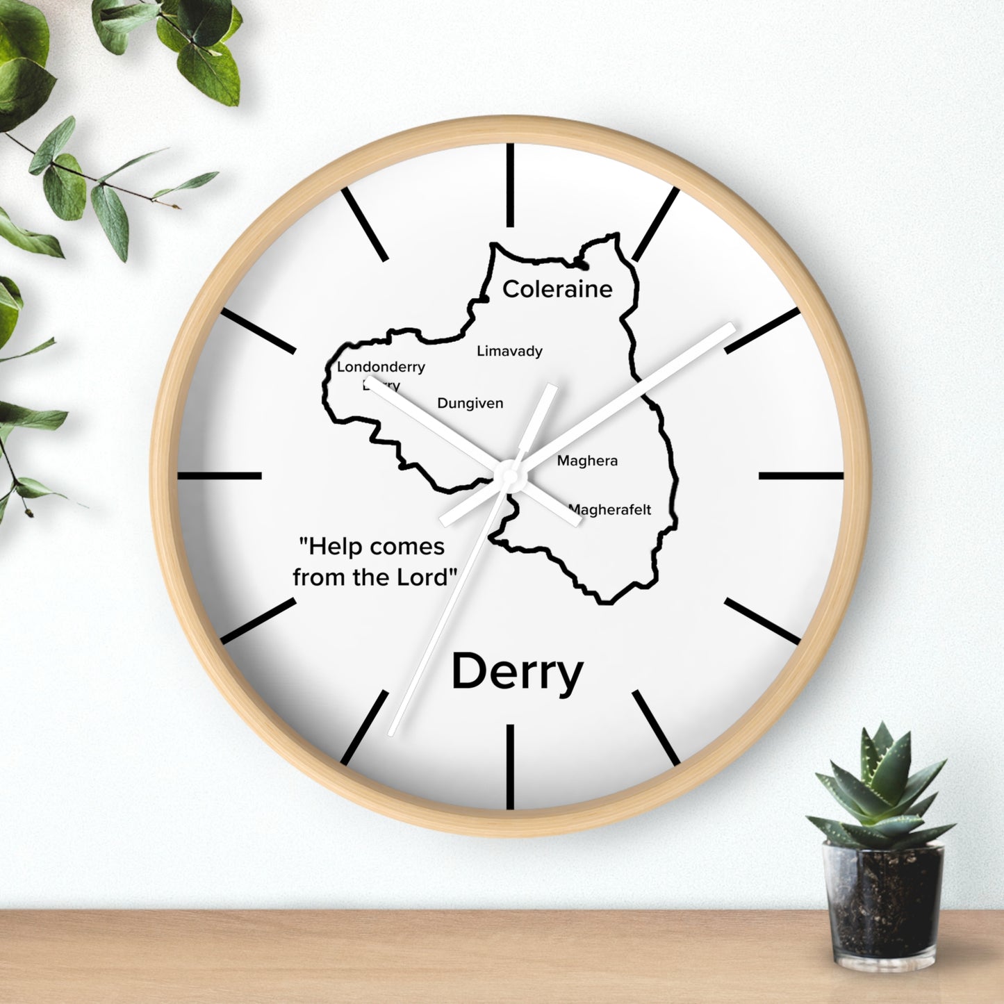 Derry County Wall Clock