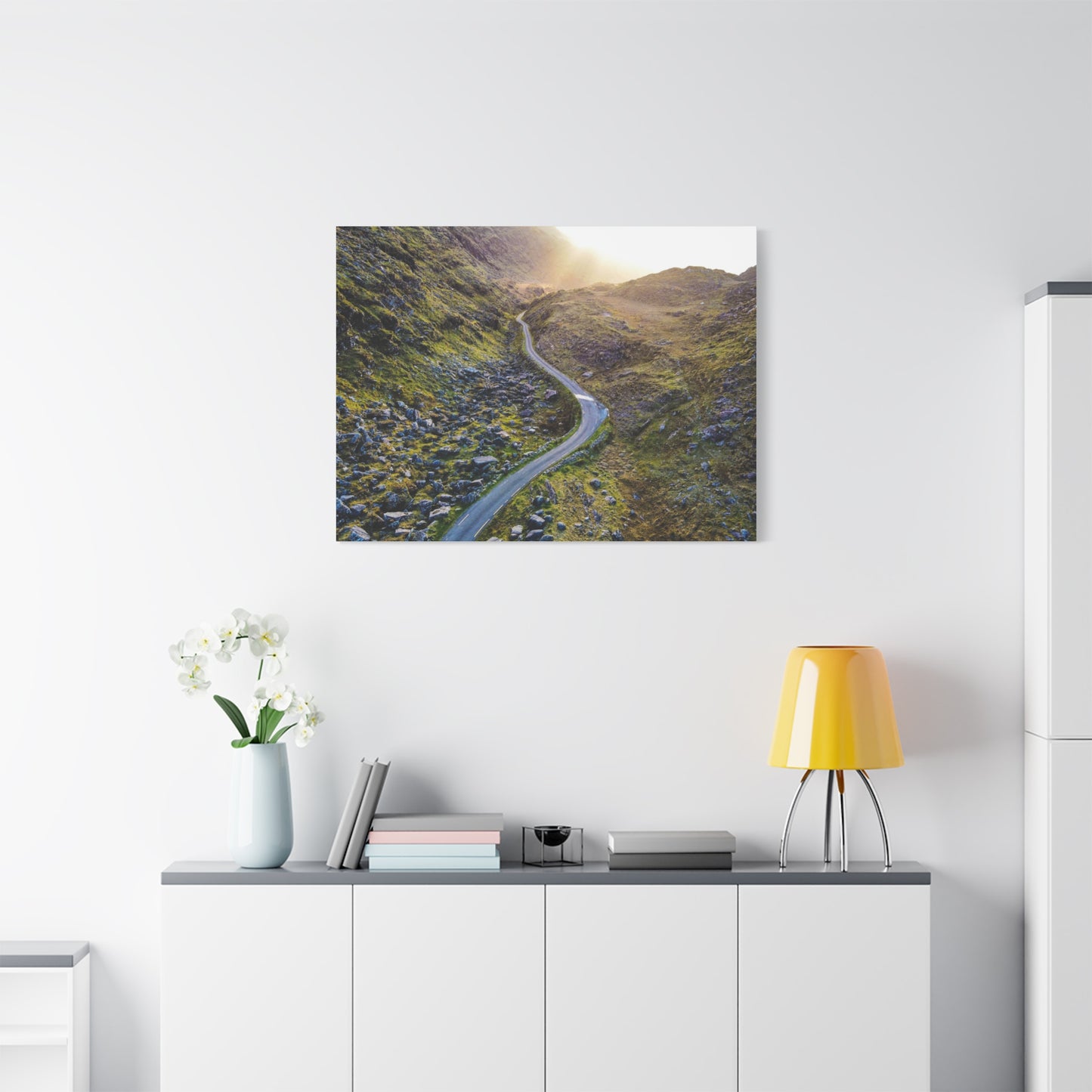 Valley Road Matte Canvas, Stretched, 1.25"
