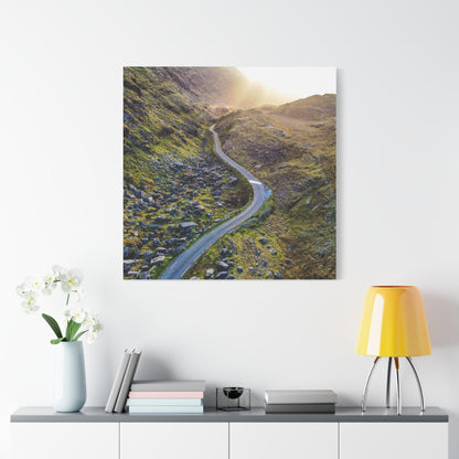 Valley Road Matte Canvas, Stretched, 1.25"