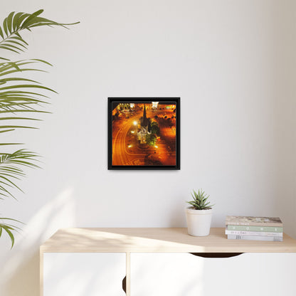 Listowel Church Matte Canvas, Framed (Multi-color)
