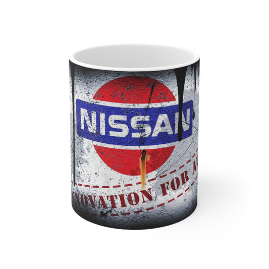 Nissan Innovation Ceramic Coffee Cups - 11oz & 15oz Mugs