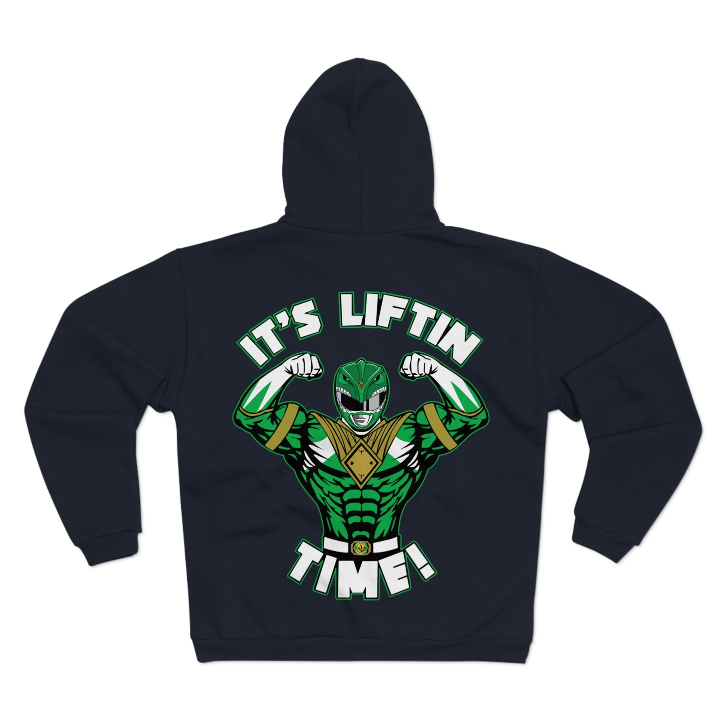 It's Liftin' Time Unisex Hooded Zip Sweatshirt- Fun Gym Hoodie for Fitness Enthusiasts