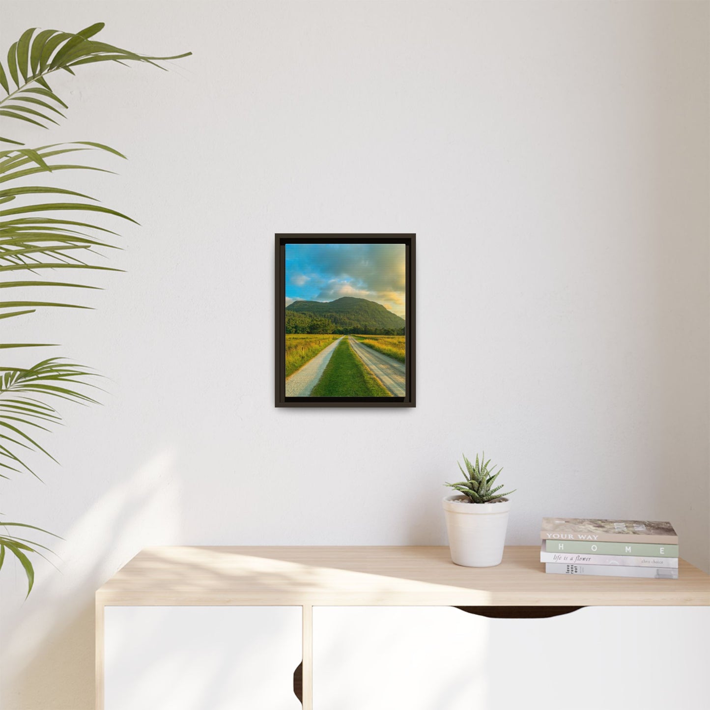 Mountain Torc Matte Canvas, Framed (Multi-color)