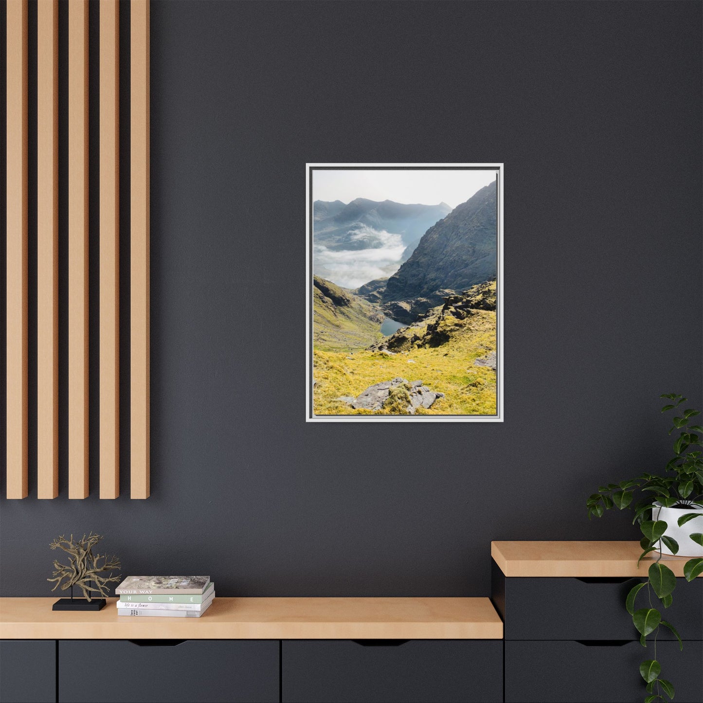 Kerry Mount Matte Canvas, Framed (Multi-color)