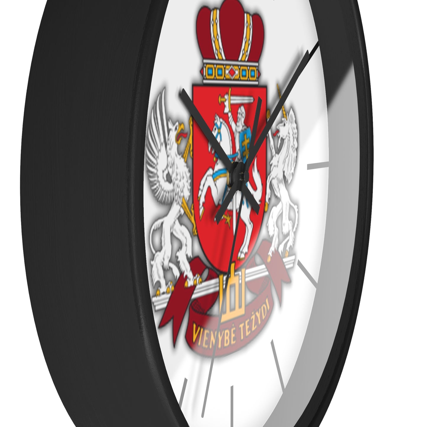 Venybe Tezydi Wall Clock - Unique Heraldic Design for Home Decor