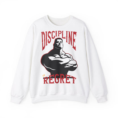 Motivational Unisex Heavy Blend™ Crewneck Sweatshirt - 'Discipline or Regret'