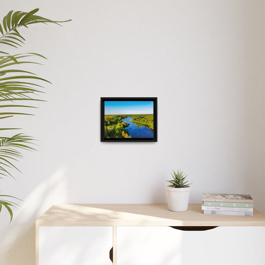 Zagares Lake Matte Canvas, Framed (Multi-color)