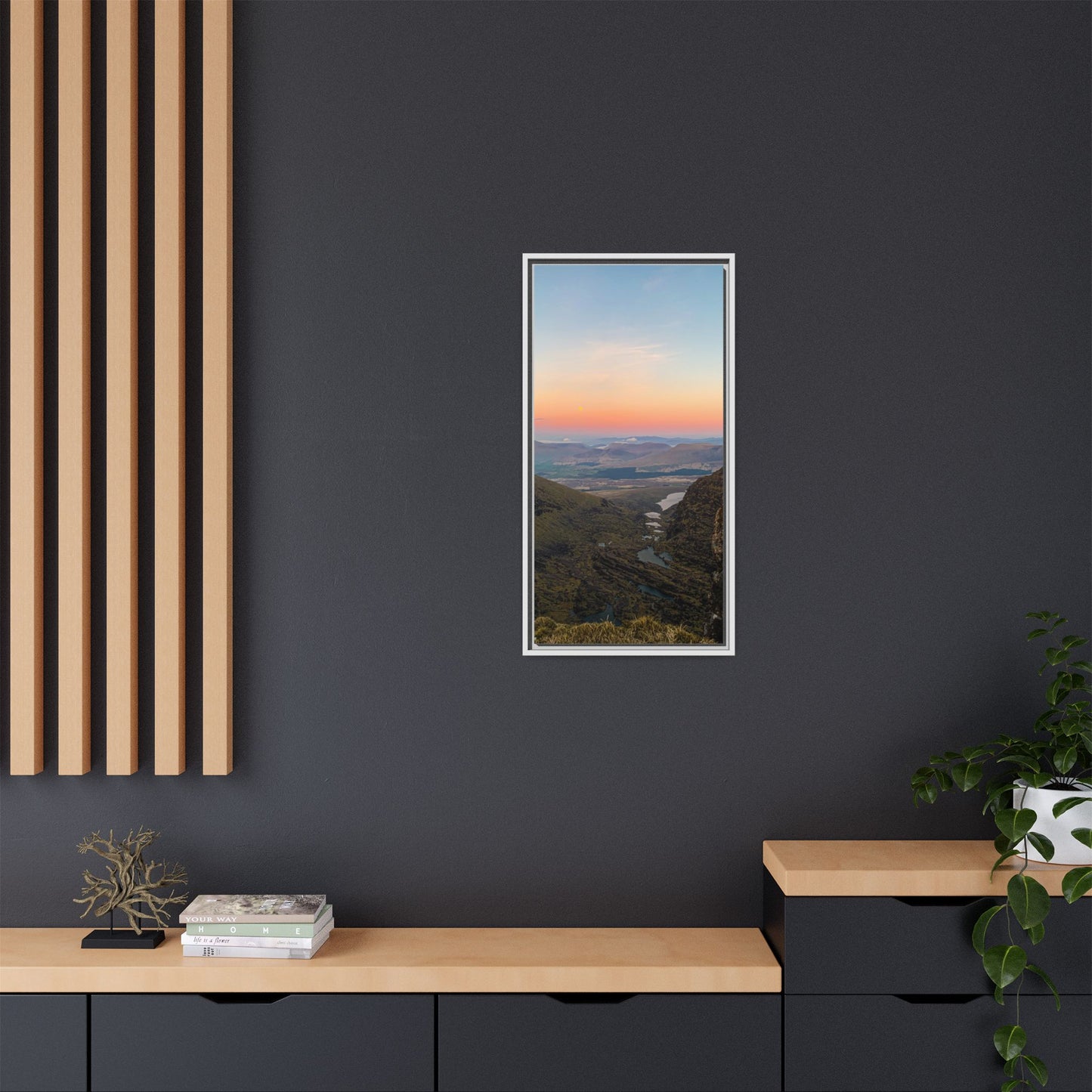 On The Way To Mount Brandon Matte Canvas, Framed (Multi-color)