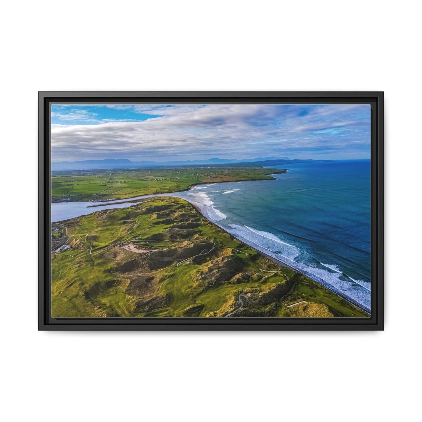 Kerry Landscape Matte Canvas, Framed (Multi-color)