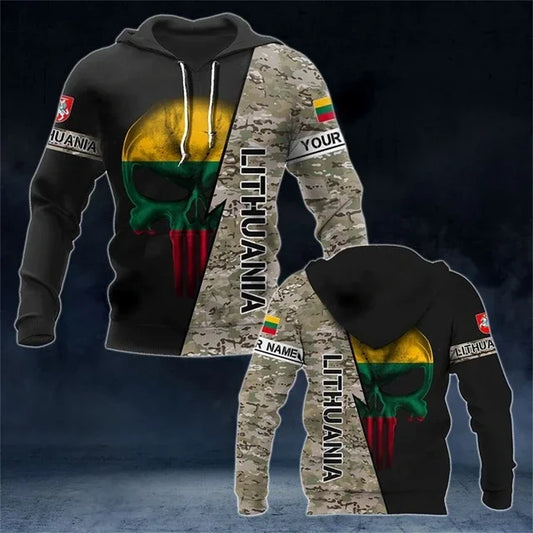 New Autumn Men's Hoodie Lithuanian