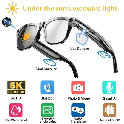 Xiaomi 8K HD AI Smart Glasses Photochromic