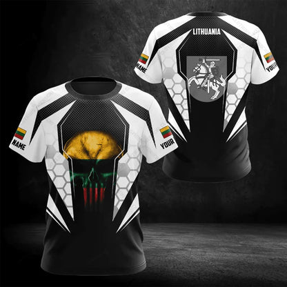 Custom Name Lithuania T-shirts Soft Sportswear