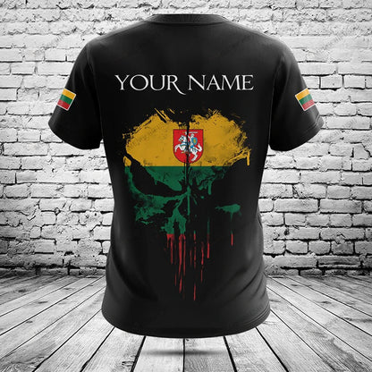 Custom Name Lithuania T-shirts Soft Sportswear