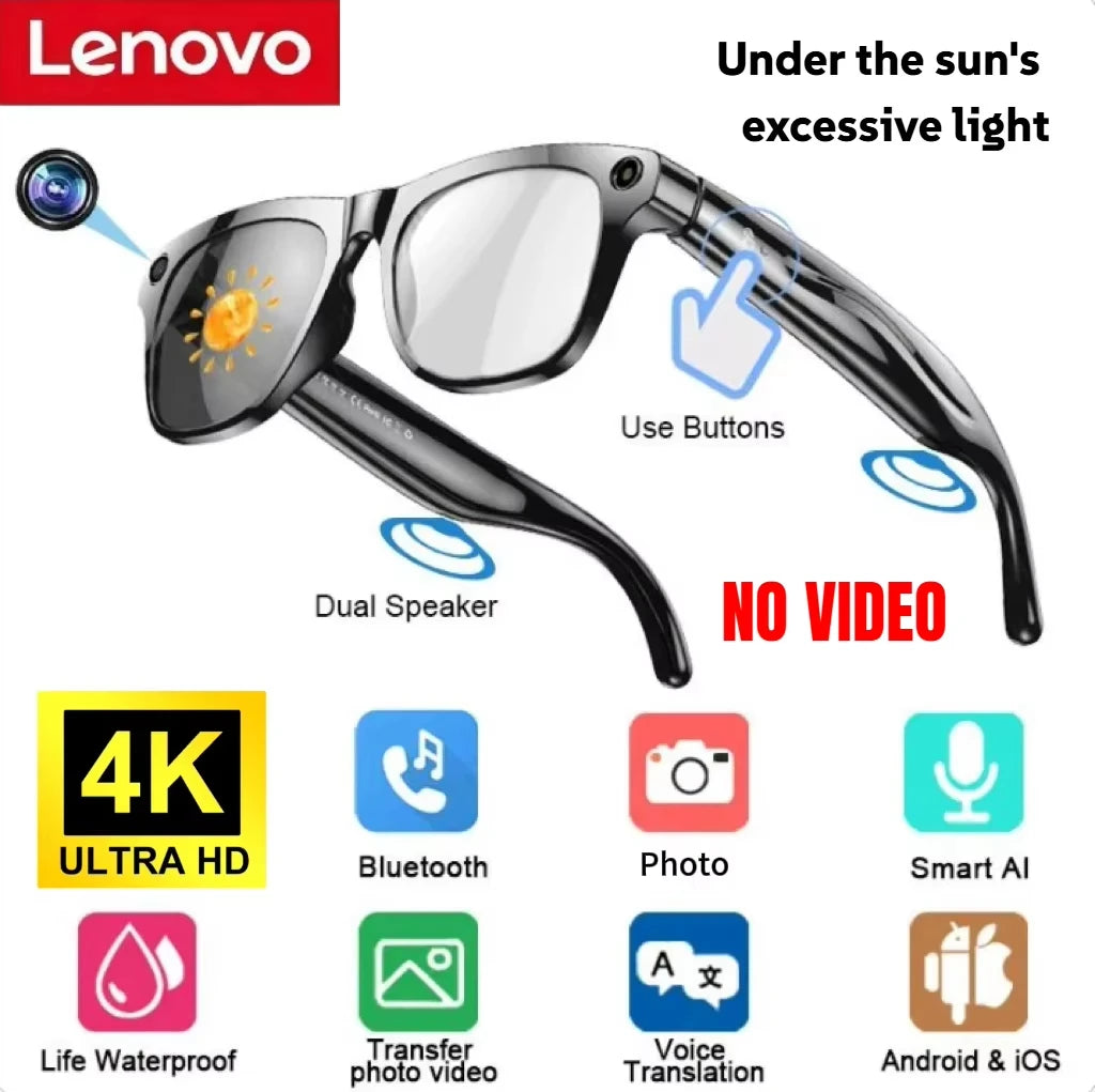 Lenovo AI Smart Glasses 8K HD