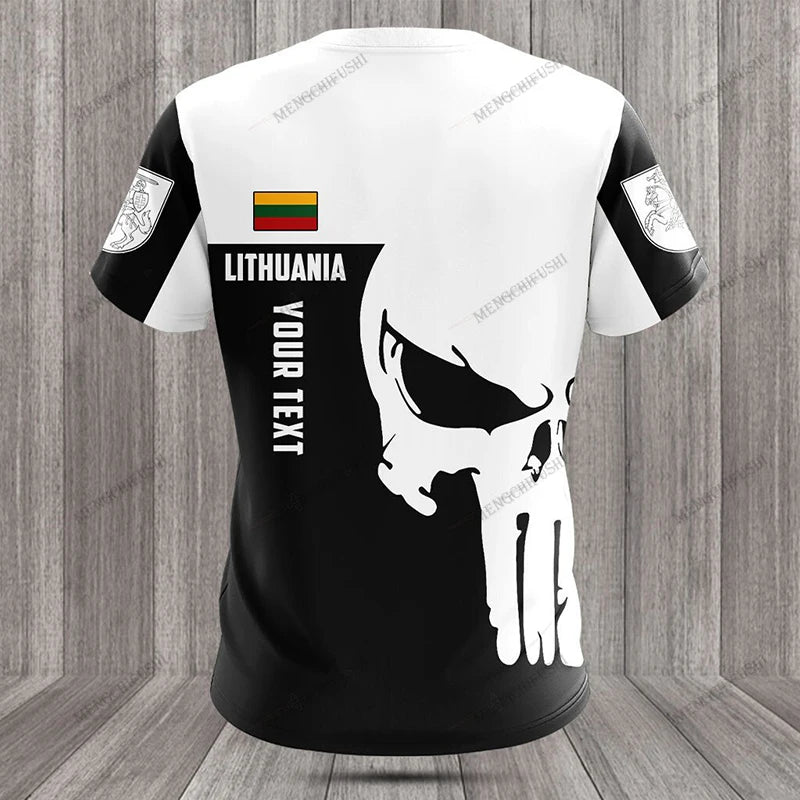 Custom Name Lithuania T-shirts Soft Sportswear