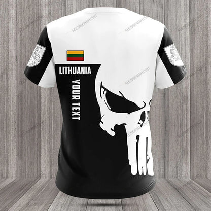 Custom Name Lithuania T-shirts Soft Sportswear