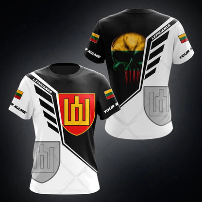 Custom Name Lithuania T-shirts Soft Sportswear