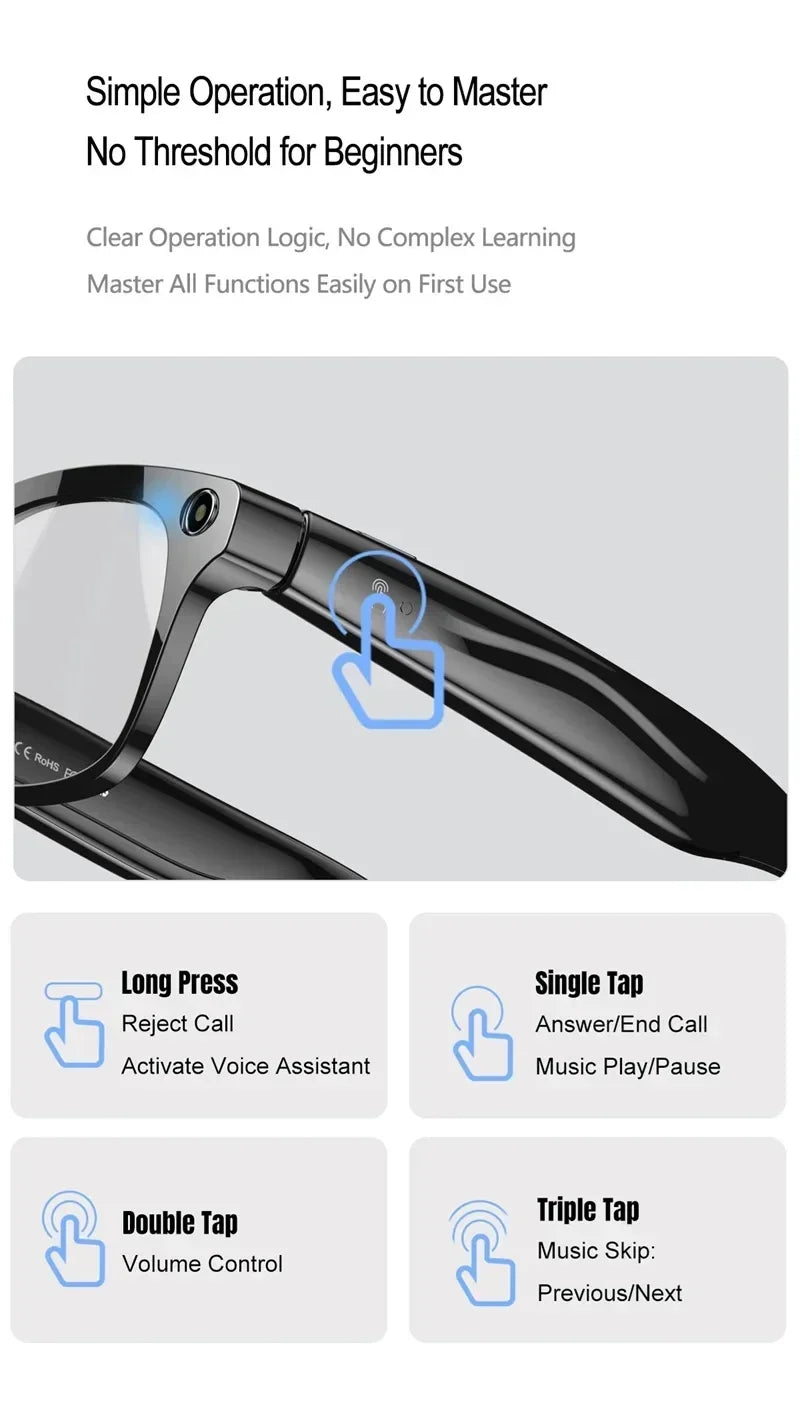 Xiaomi 8K HD AI Smart Glasses Photochromic