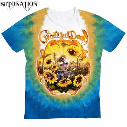 Gratefuling Dead Classical Basketball 3D-printed t-shirts