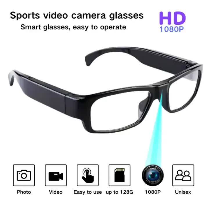1080P Camera Glasses with a Memory Card